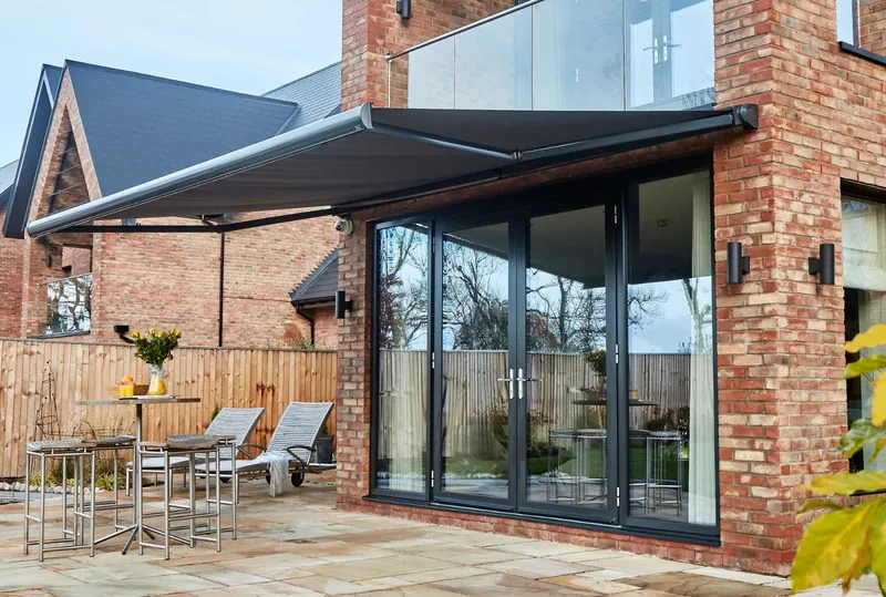 Motorised Commercial awning in Lincolnshire