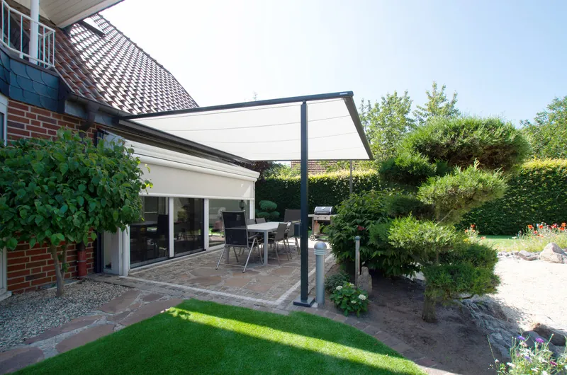 Pergola awning installed in Lincoln