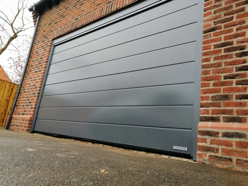 High-security sectional door installation in Nottingham