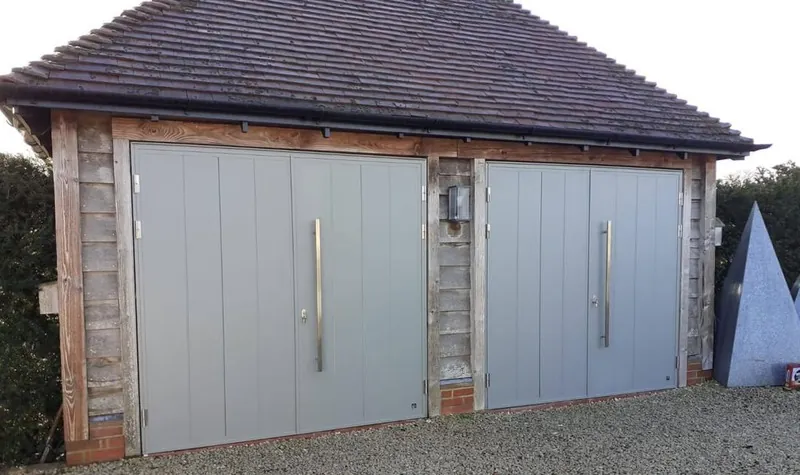 Back Door with glazing installed in Beeston