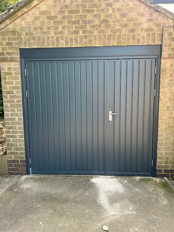 Side Hinged Garage Door Installation 1