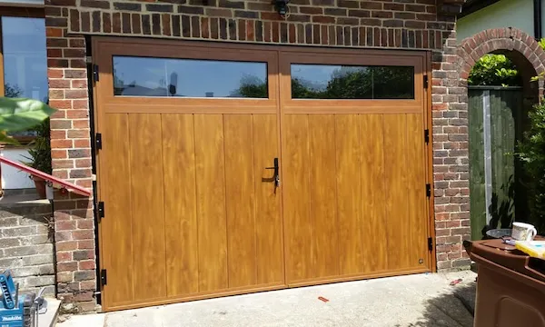 Side Hinged Garage Door Installation 2